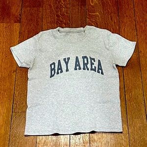 Brandy Melville- Tight Grey Cropped Top